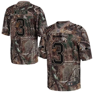 Nike Seattle Seahawks #3 Russell Wilson Camo Men‘s Stitched NFL Realtree Elite Jersey