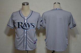 Tampa Bay Rays Blank Grey Cool Base Stitched MLB Jersey