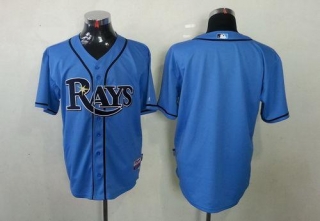 Tampa Bay Rays Blank Light Blue Cool Base Stitched MLB Jersey