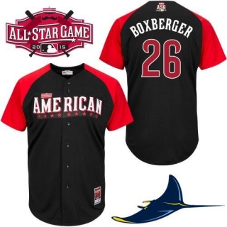 Tampa Bay Rays #26 Brad Boxberger Black 2015 All-Star American League Stitched MLB Jersey
