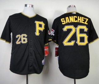 Pittsburgh Pirates #26 Tony Sanchez Black Cool Base Stitched MLB Jersey