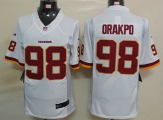 Nike Redskins -98 Brian Orakpo White Stitched NFL Limited Jersey