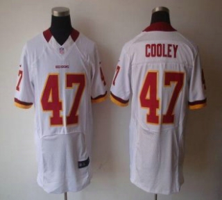 Nike Redskins -47 Chris Cooley White Stitched NFL Elite Jersey