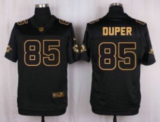 Nike Miami Dolphins -85 Mark Duper Black Stitched NFL Elite Pro Line Gold Collection Jersey