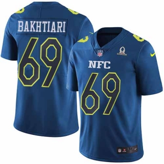 Nike Packers -69 David Bakhtiari Navy Stitched NFL Limited NFC 2017 Pro Bowl Jersey