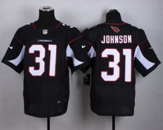 Nike Cardinals -31 David Johnson Black Alternate Men's Stitched NFL Elite Jersey