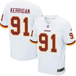 Nike Washington Redskins -91 Ryan Kerrigan White Men's Stitched NFL New Elite Jersey