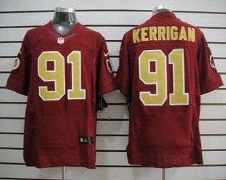 Nike Washington Redskins -91 Ryan Kerrigan Red Alternate 80TH Throwback Men's Stitched NFL Elite Jer