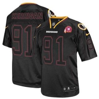 Nike Washington Redskins -91 Ryan Kerrigan Grey Shadow Men's Stitched NFL Elite Jersey