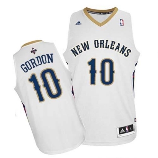 Revolution 30 New Orleans Pelicans -10 Eric Gordon White Stitched NBA Jersey