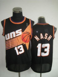 Phoenix Suns -13 Steve Nash Black Throwback Stitched NBA Jersey