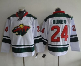 Minnesota Wild -24 Matt Dumba White Stitched NHL Jersey