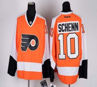 Philadelphia Flyers -10 Brayden Schenn Orange Stitched NHL Jersey
